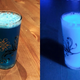 I made mine without the fizz because of the salmonella risk with egg whites. Glows in the black light just as well, though!